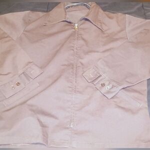 Vintage Clean Men's Garage Jacket Brown Sz Larg